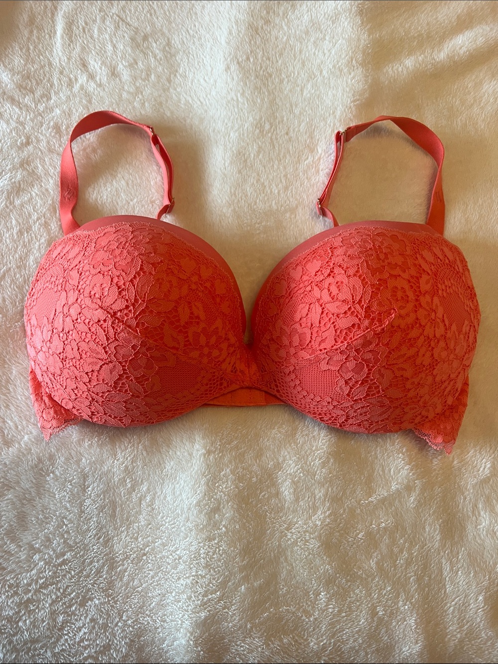 Women's Coral Lace T-Shirt Bra - Push-Up Support